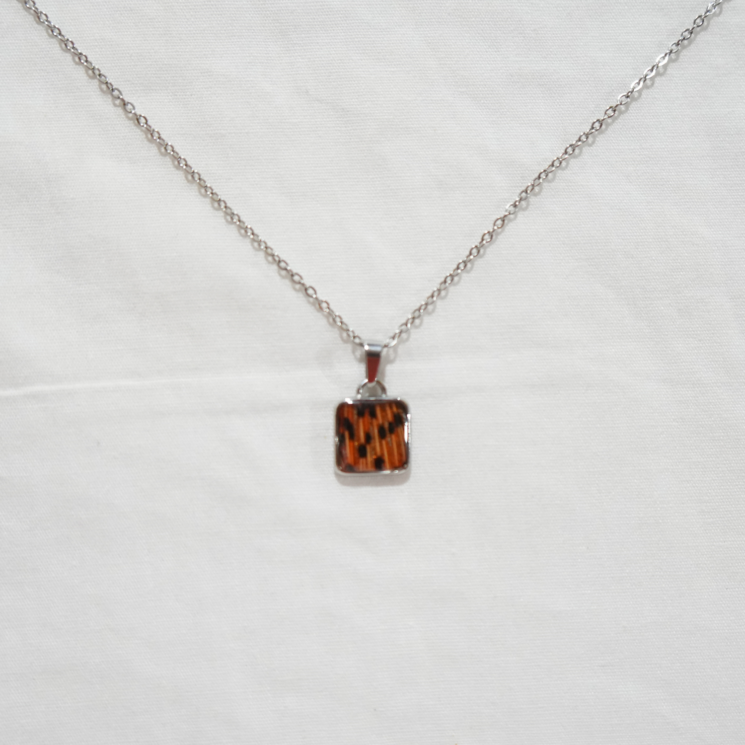 Lionfish Necklace with Square Pendant