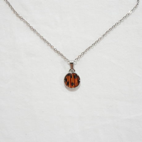Lionfish Necklace with Circle Pendant