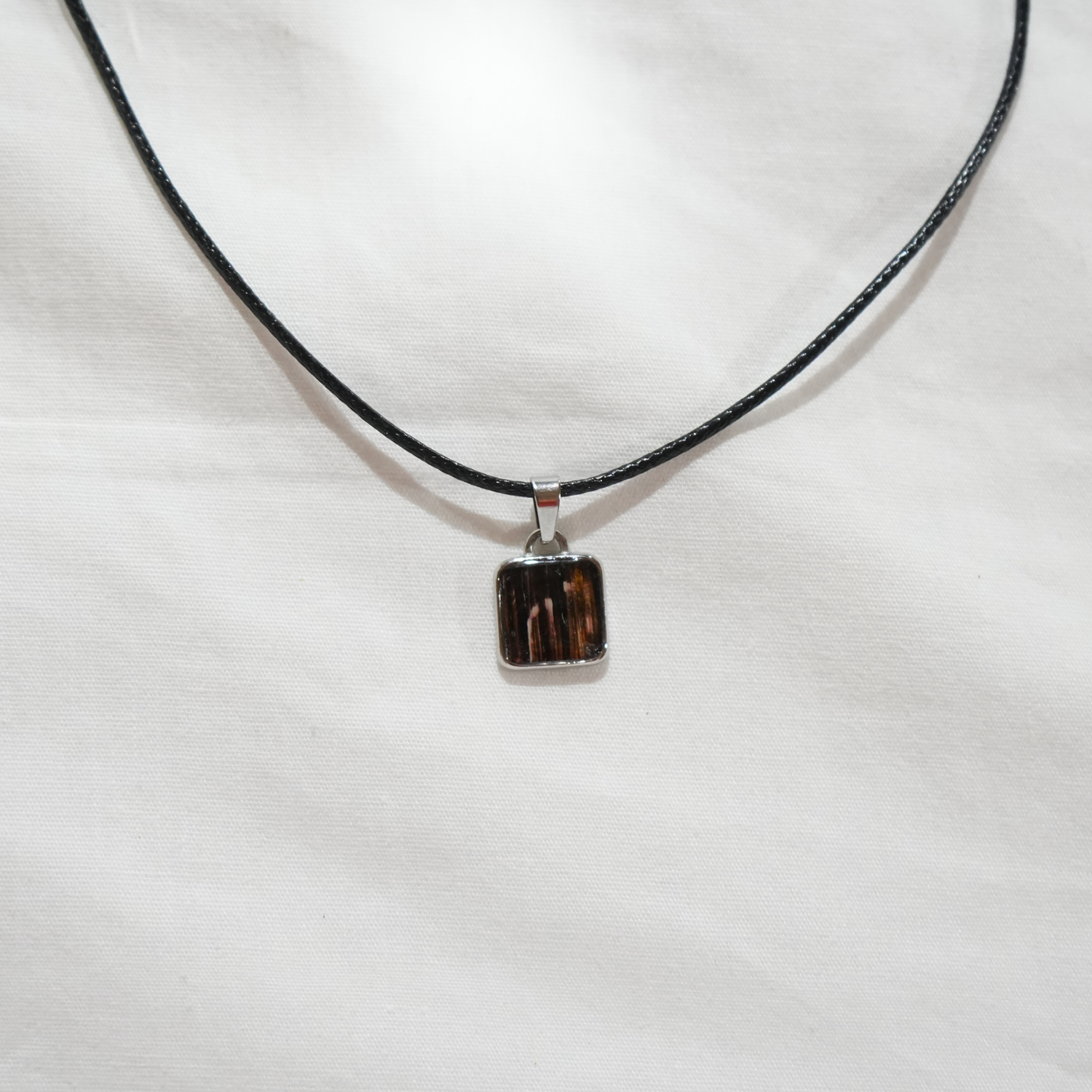 Lionfish Necklace with Square Pendant