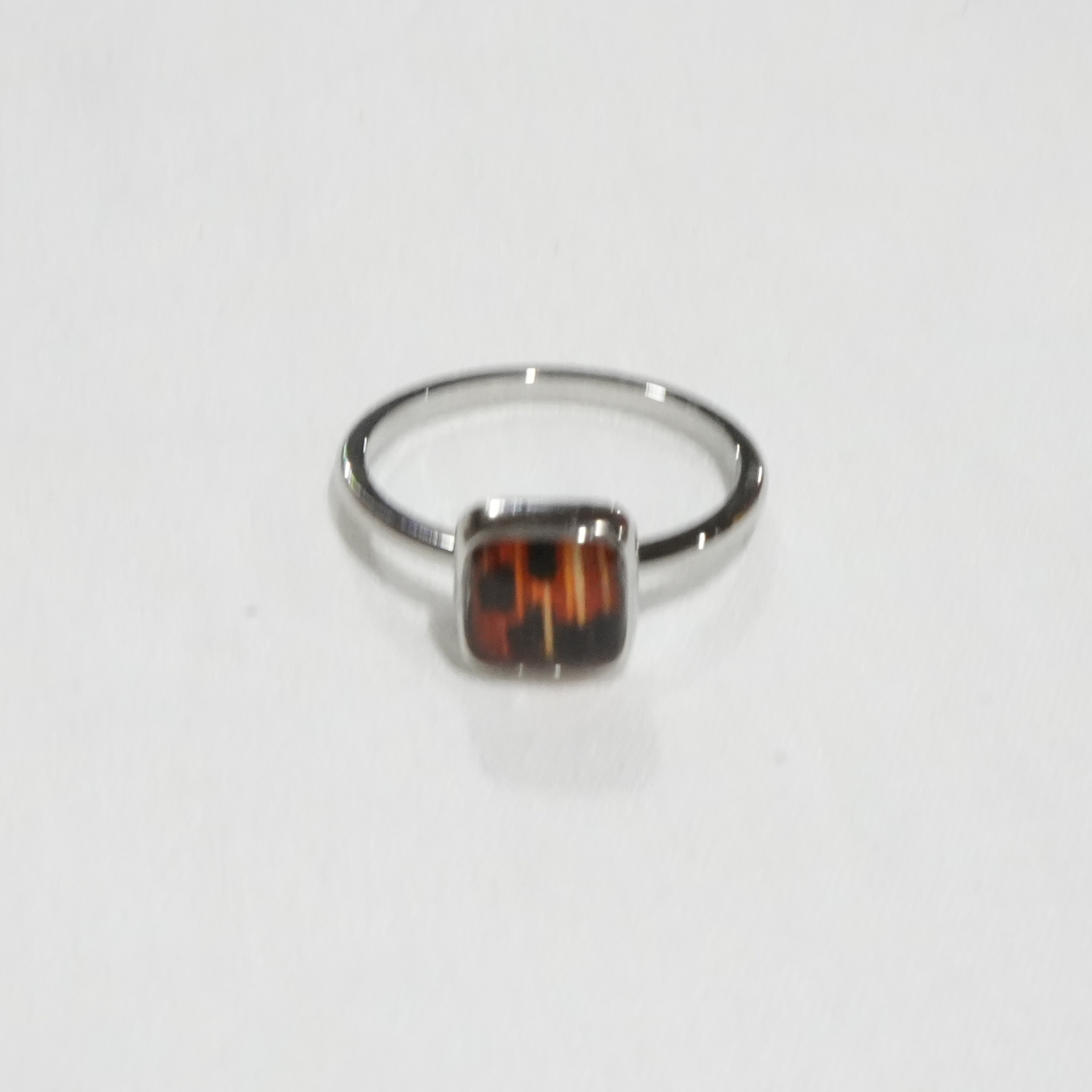 Lionfish Ring with Square Pendant