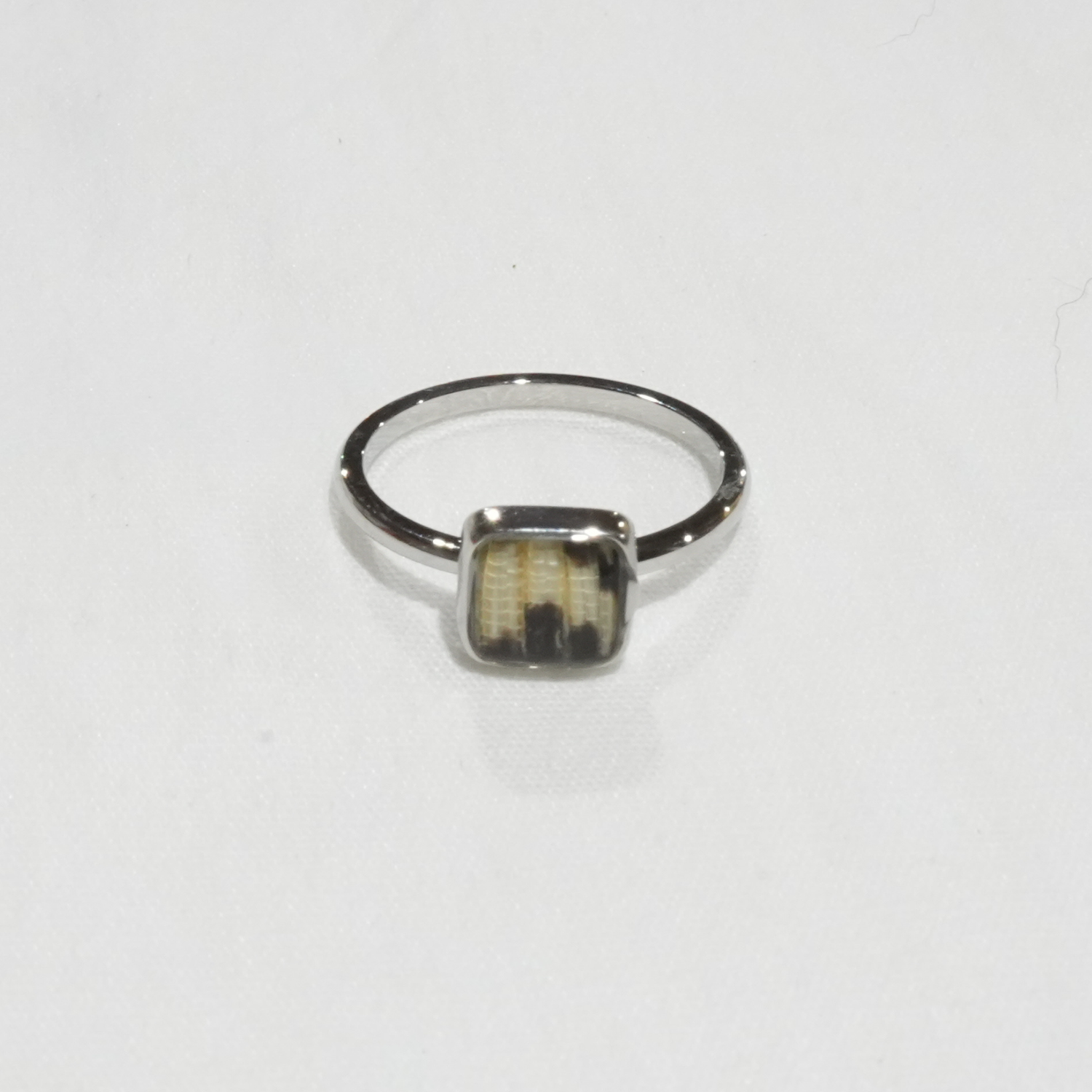 Lionfish Ring with Square Pendant