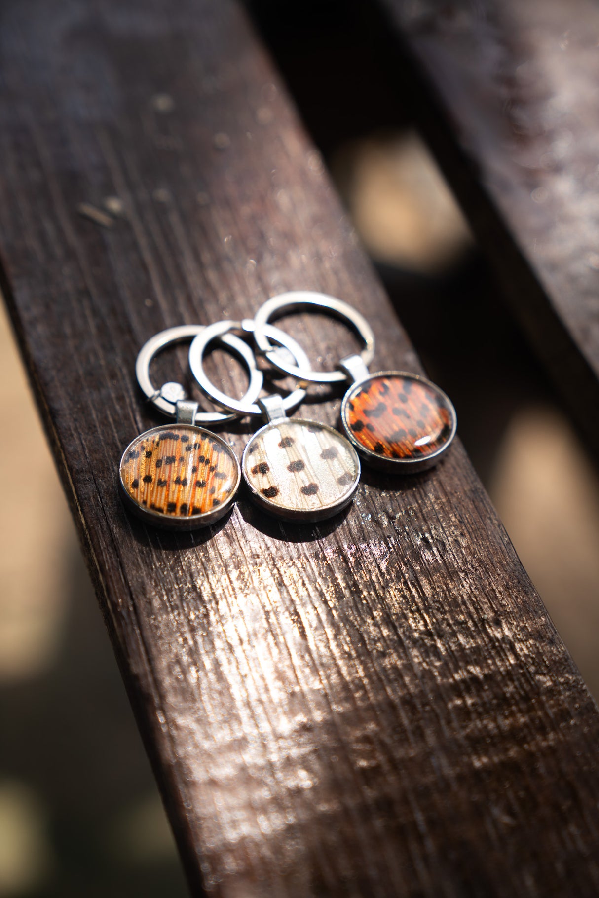 Lionfish Keychain with Circle Pendant