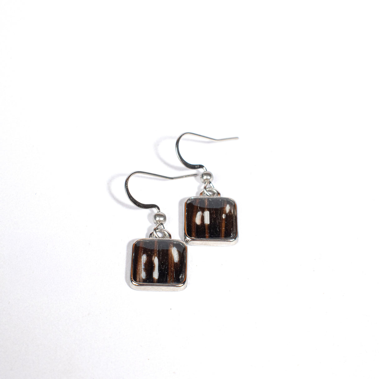 Black Lionfish Dangling Earrings