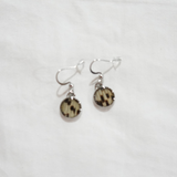 Lionfish Dangling Earrings with Circle Pendant