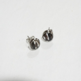 Lionfish Stud Earrings with Circle Pendant