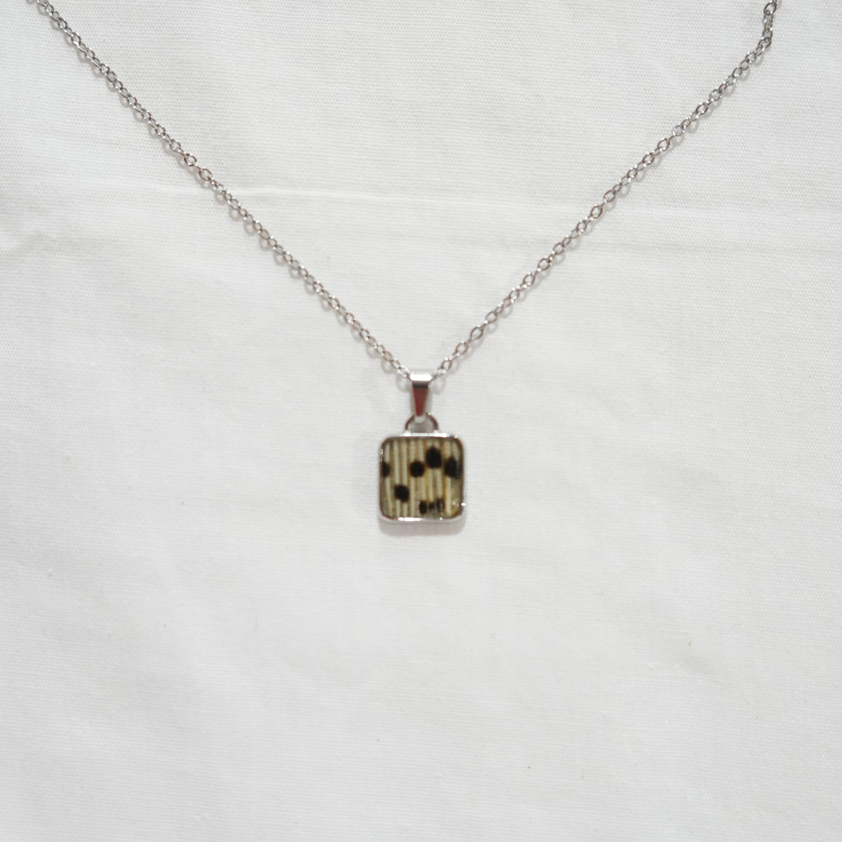 Lionfish Necklace with Square Pendant