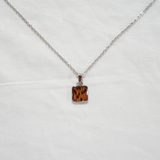 Lionfish Necklace with Square Pendant