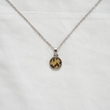 Lionfish Necklace with Circle Pendant