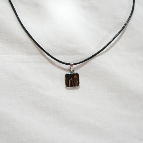 Lionfish Necklace with Square Pendant