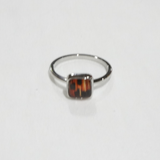 Lionfish Ring with Square Pendant