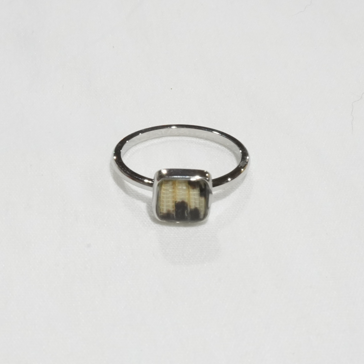 Lionfish Ring with Square Pendant