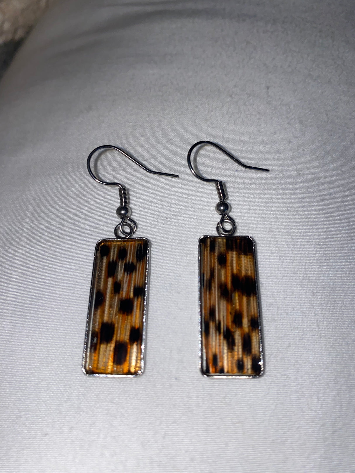 Rectangle Dangling Earrings