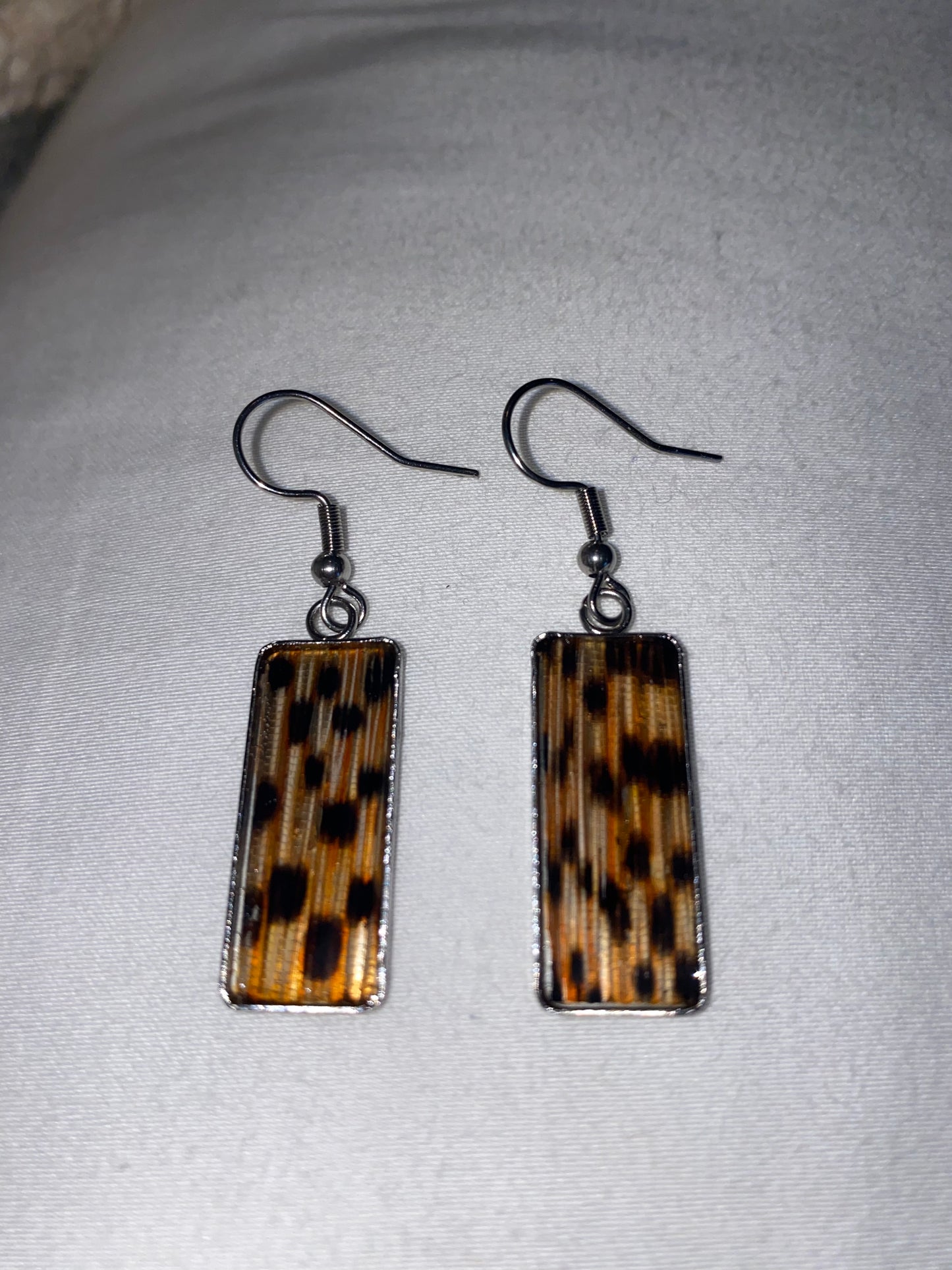 Rectangle Dangling Earrings